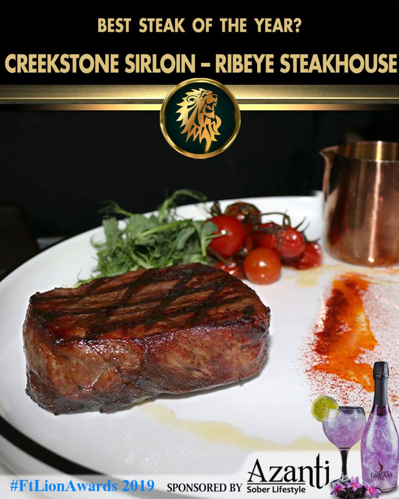 #FtLionAwards 2019 - Best Steak of the Year?-Creekstone-Sirloin-Ribeye-Steakhouse
