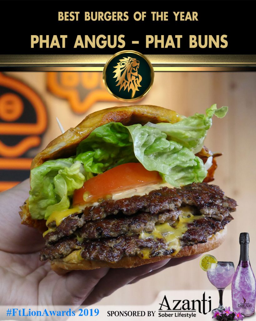 #FtLionAwards 2019 – Best burger of the Year? Phat-Angus-Phat-Buns