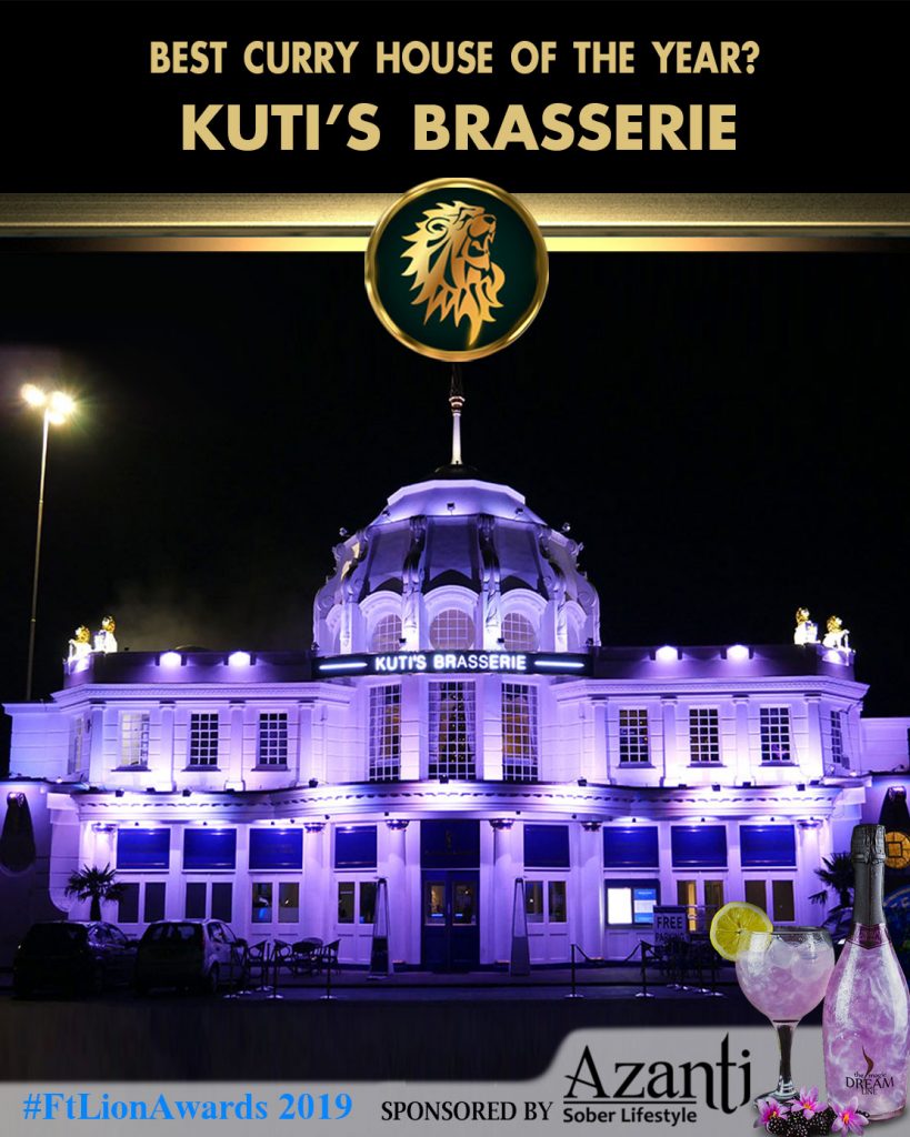 #FtLionAwards 2019 - Best Curry House of the Year? Kutis-Brasserie