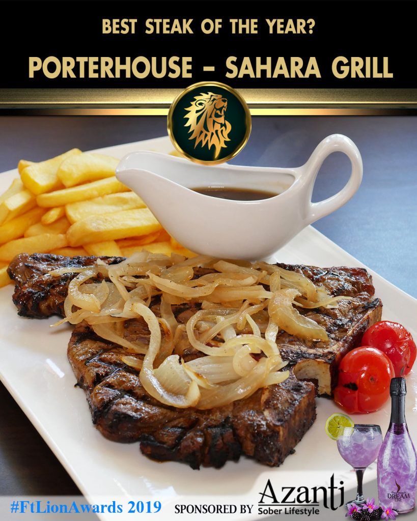 #FtLionAwards 2019 - Best Steak of the Year?-Porterhouse-Sahara-Grill