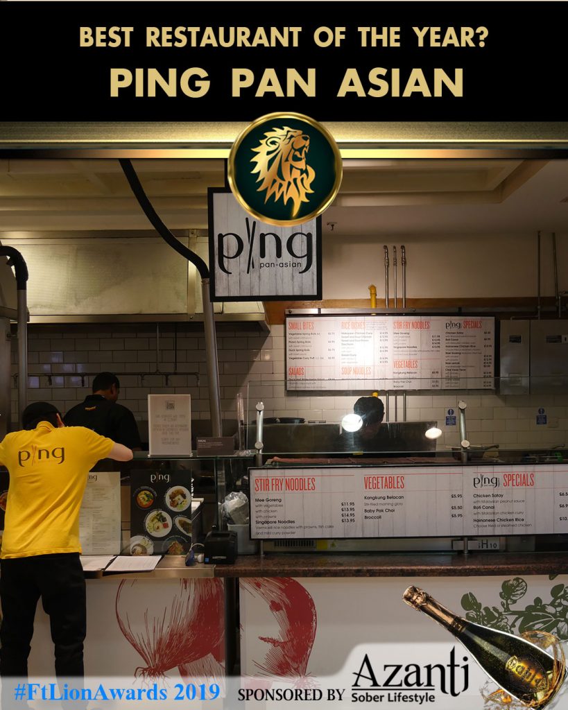 #FtLionAwards 2019 - Best Restaurant of the Year? ping pan asian
