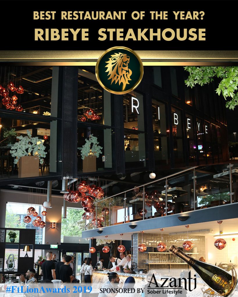 #FtLionAwards 2019 - Best Restaurant of the Year? ribeye steakhouse
