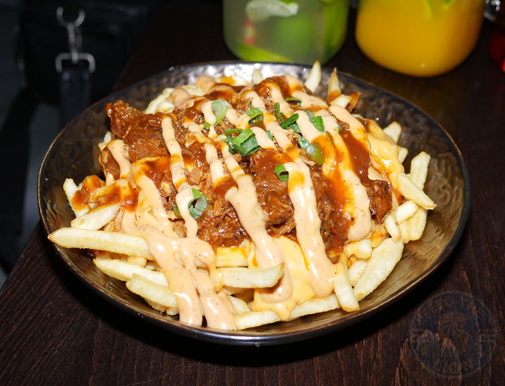 chips fries Feed your soul Boondocks Halal burger stax Old Street, London
