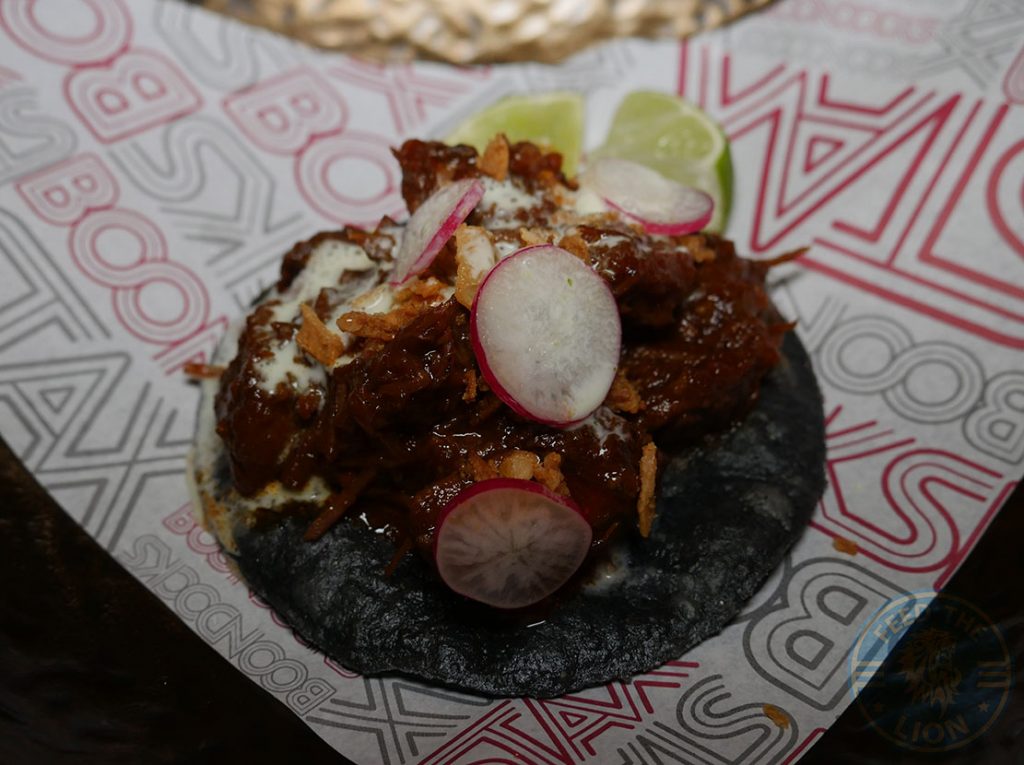 Shortrib taco wings chicken Feed your soul Boondocks Halal burger stax Old Street, London