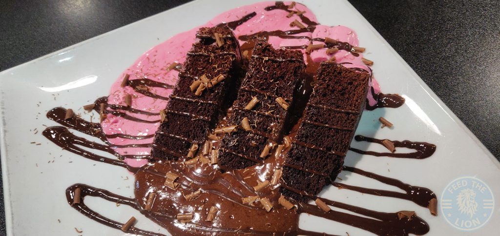cake Creams dessert restaurant Ealing Broadway CHOCOLATE FUDGE CAKE