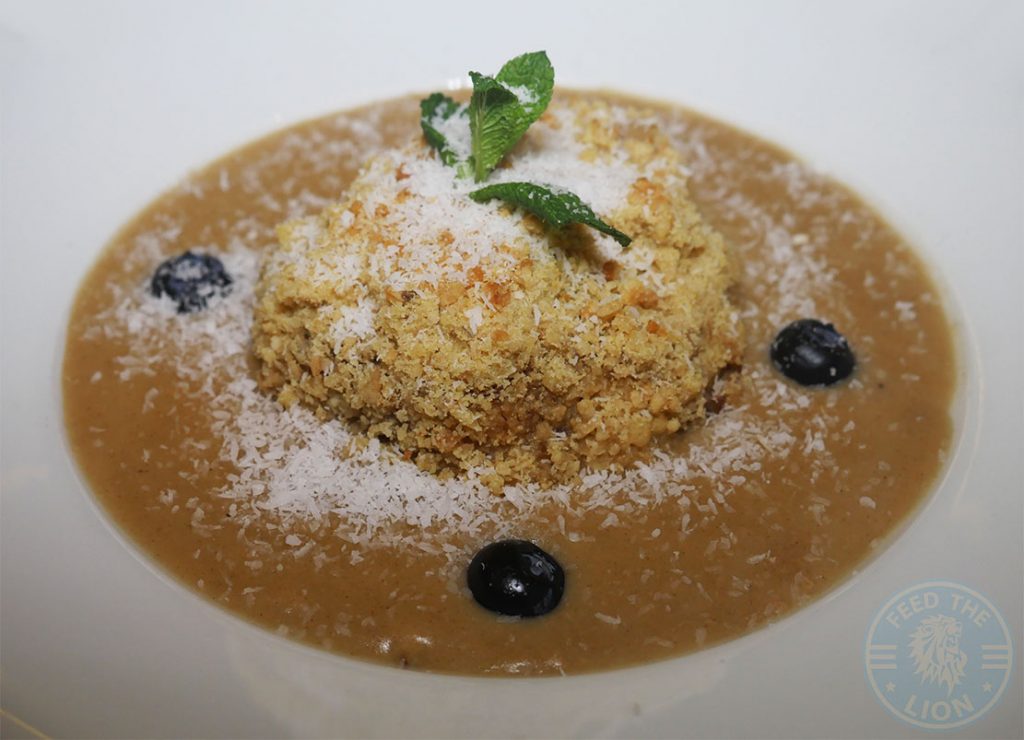 Dessert Crumble Comptoir V Moroccan Vegan Vegetarian Halal Restaurant Kensal Green Rise London