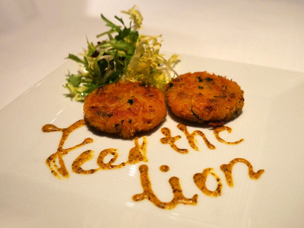 Crab Cakes Salad Quilon Restaurant Indian Fine Dining Michelin Star Curry Westminster London Buckingham Palace