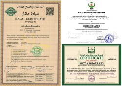 DUSK Halal certificates