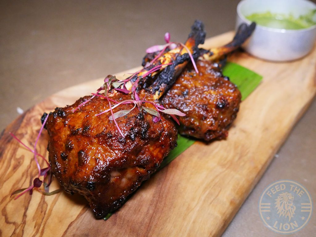 lamb chops Fatt Pundit Indian Halal restaurant Soho London