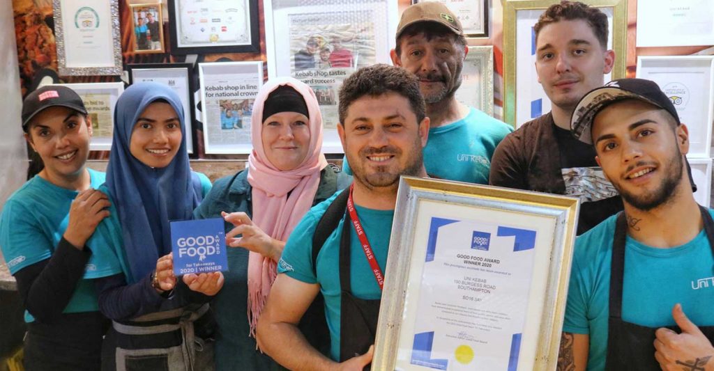 Good Food Award Takeaway 2020 Uni Kebab