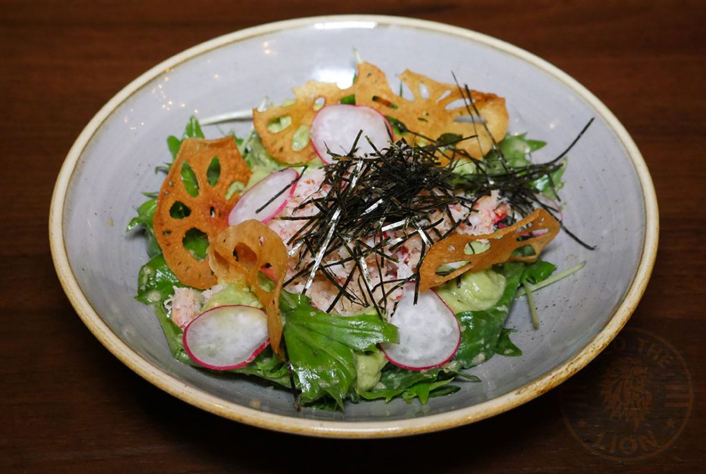 Crab Salad Isshoni issho-ni Bethnal Green Halal London Japanese