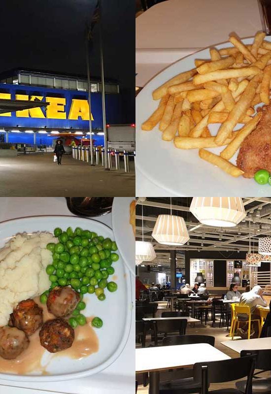 Wembley Ikea cater for Halal... and children Feed the Lion