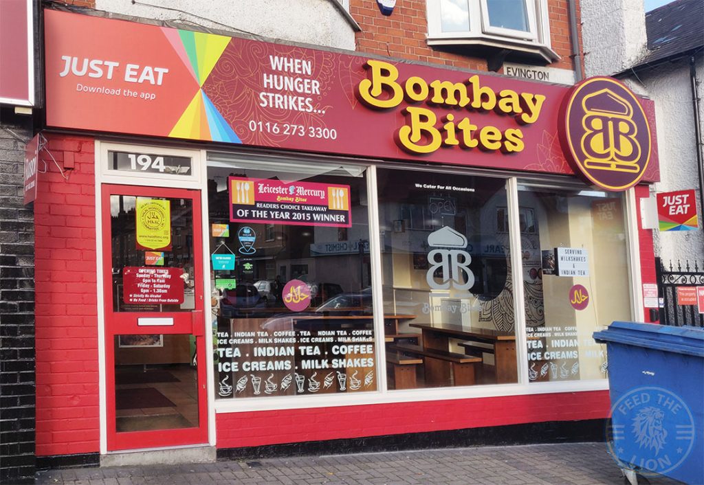 Bombay Bites Halal food restaurant Evington Road Leicester LE2 1HL