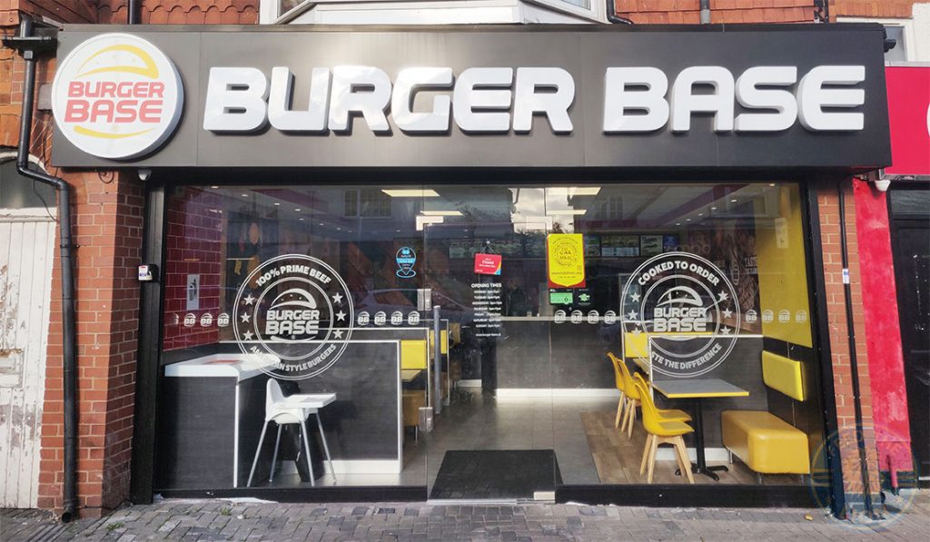 Burger Base Halal food restaurant Evington Road Leicester LE2 1HL