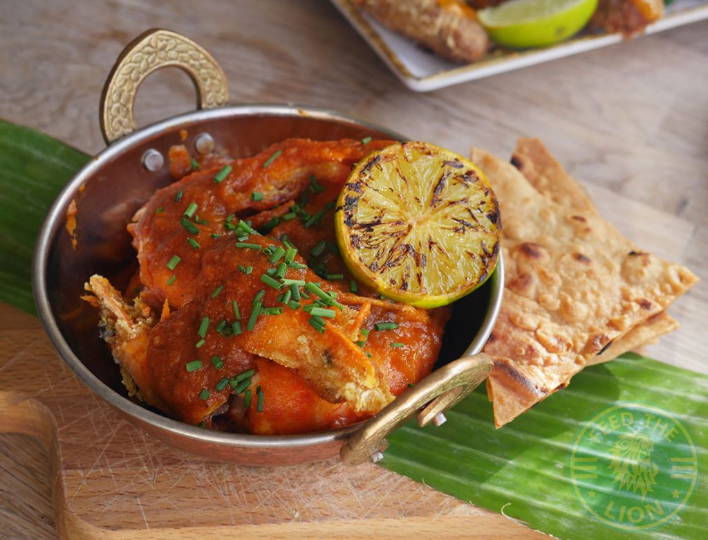 Creole Prawns Lakaz Maman Mauritian Street Food Southampton Halal restaurant Shalina Masterchef
