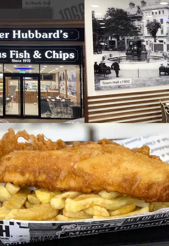 Mother Hubbard's serves Leicester Halal fish & chips today - Feed the Lion