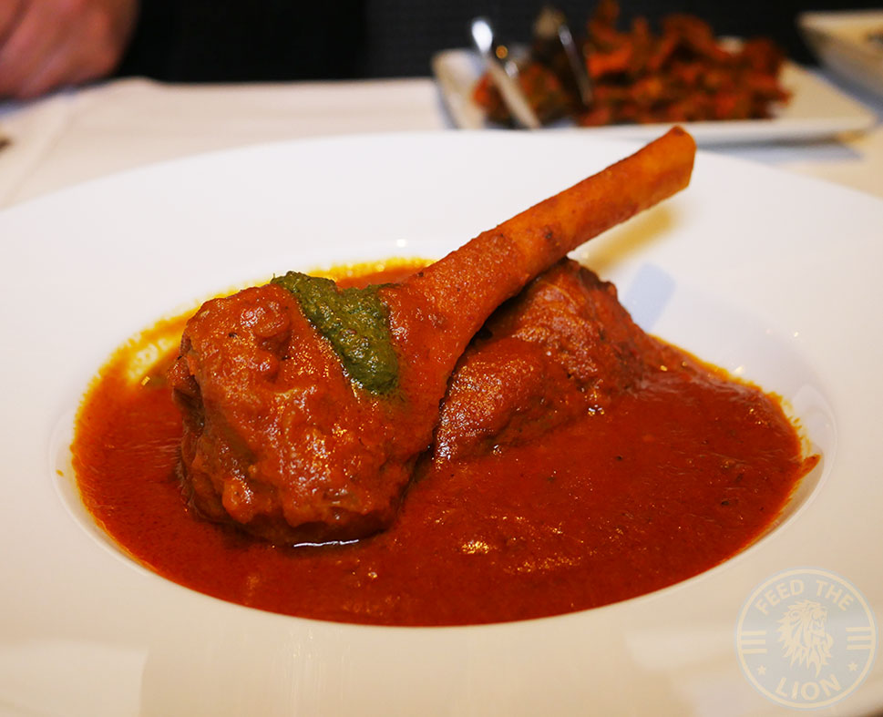 Lamb Shank Quilon Restaurant Indian Fine Dining Michelin Star Curry Westminster London Buckingham Palace