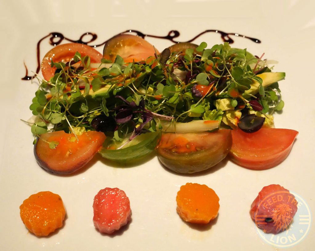 Salad Quilon Restaurant Indian Fine Dining Michelin Star Curry Westminster London Buckingham Palace