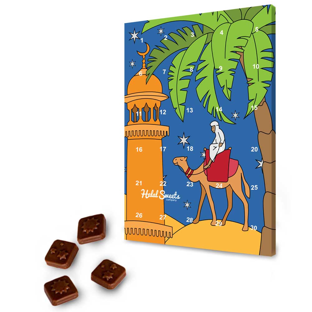 10 Off Chocolate Ramadan Calendars By Halal Sweets Co Feed The Lion