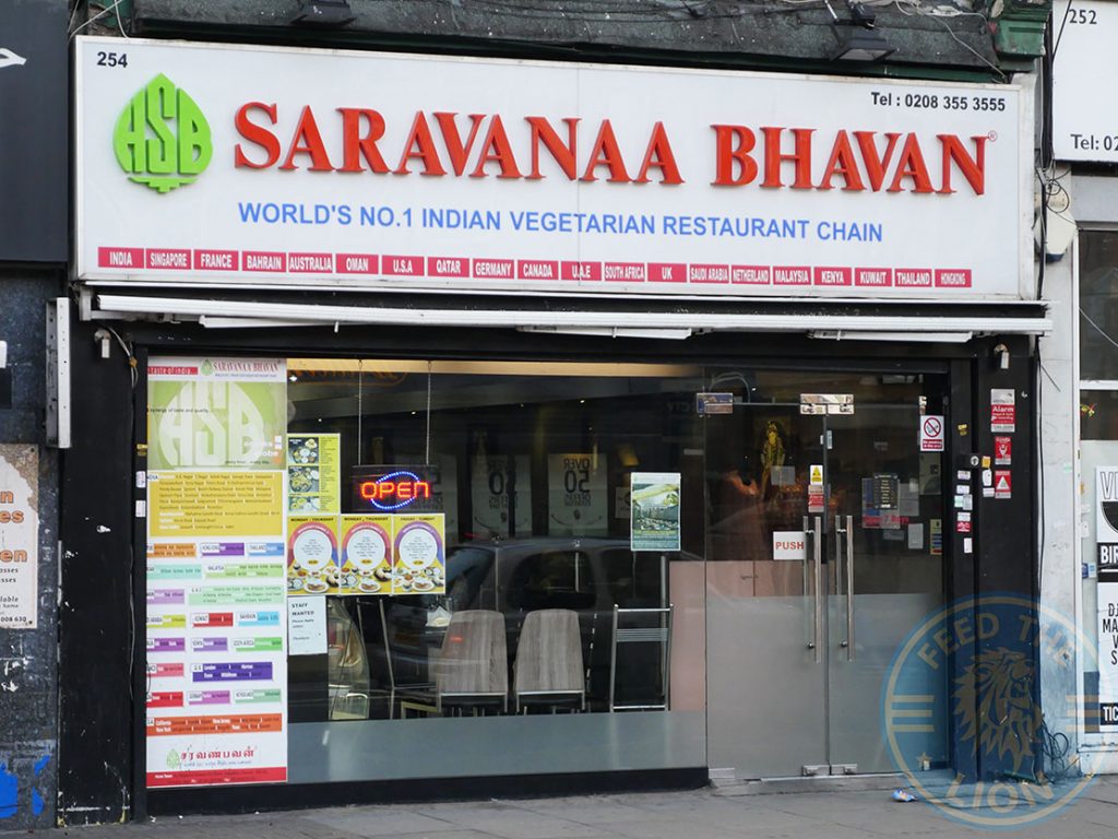 Saravanaa Bhavan Tooting Broadway Halal restaurants