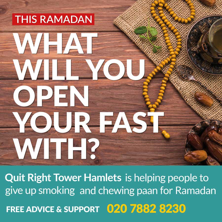 Tower Hamlets Quit Smoking Ramadan 2019