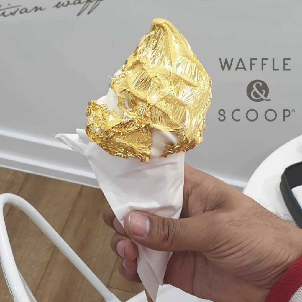 Waffle & Scoop Desserts Ice Cream Leicester