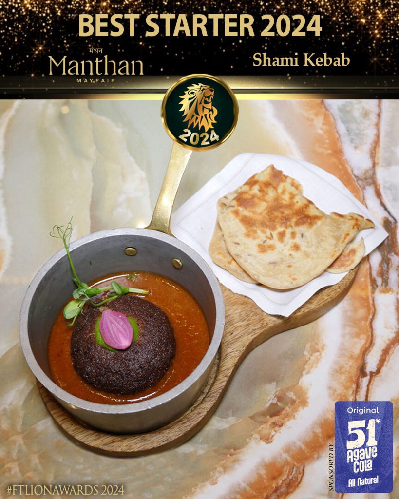 #FtLionAwards 2024 Starter of the Year shortlist manthan-shami-kebabInsta-image-2024