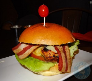 burger-chicken meat rack