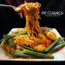 Chinese noodle PF Chang's asian table London Halal Restaurant Leicester Square