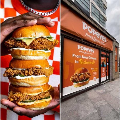 Popeyes Louisiana Kitchen London Halal restaurant Richmond Burgers Chicken