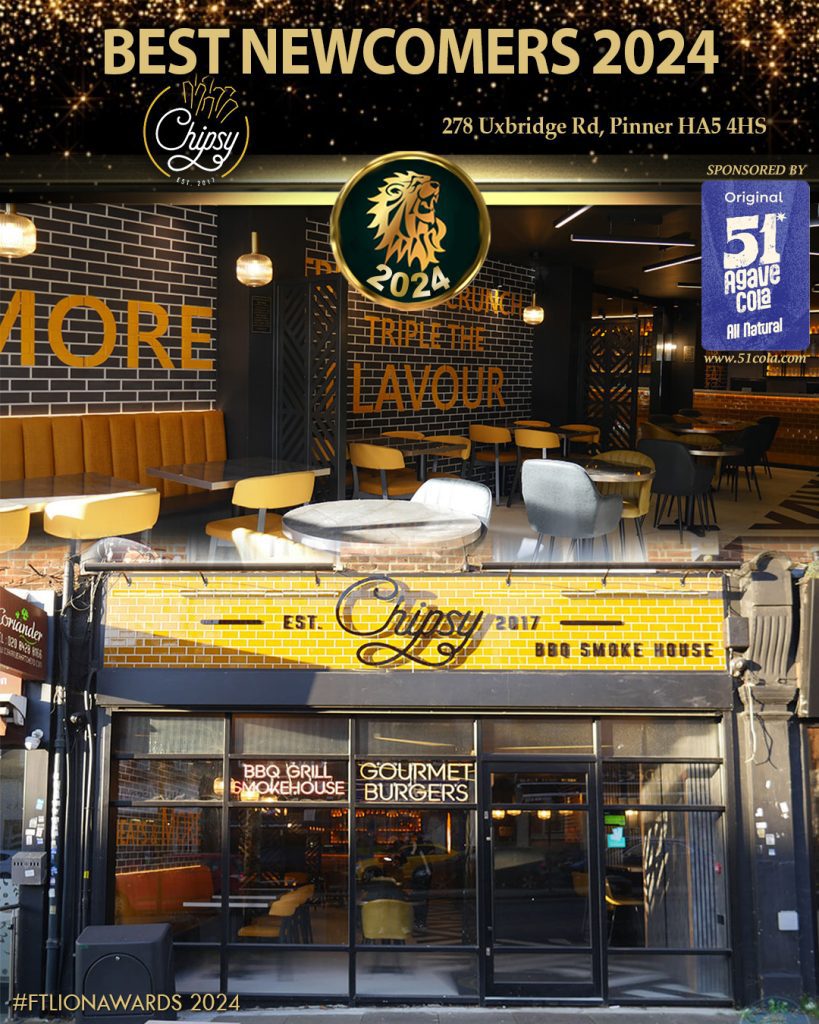 Chipsy-restaurant Best newcomer Awards Feed the Lion FtLion 2024