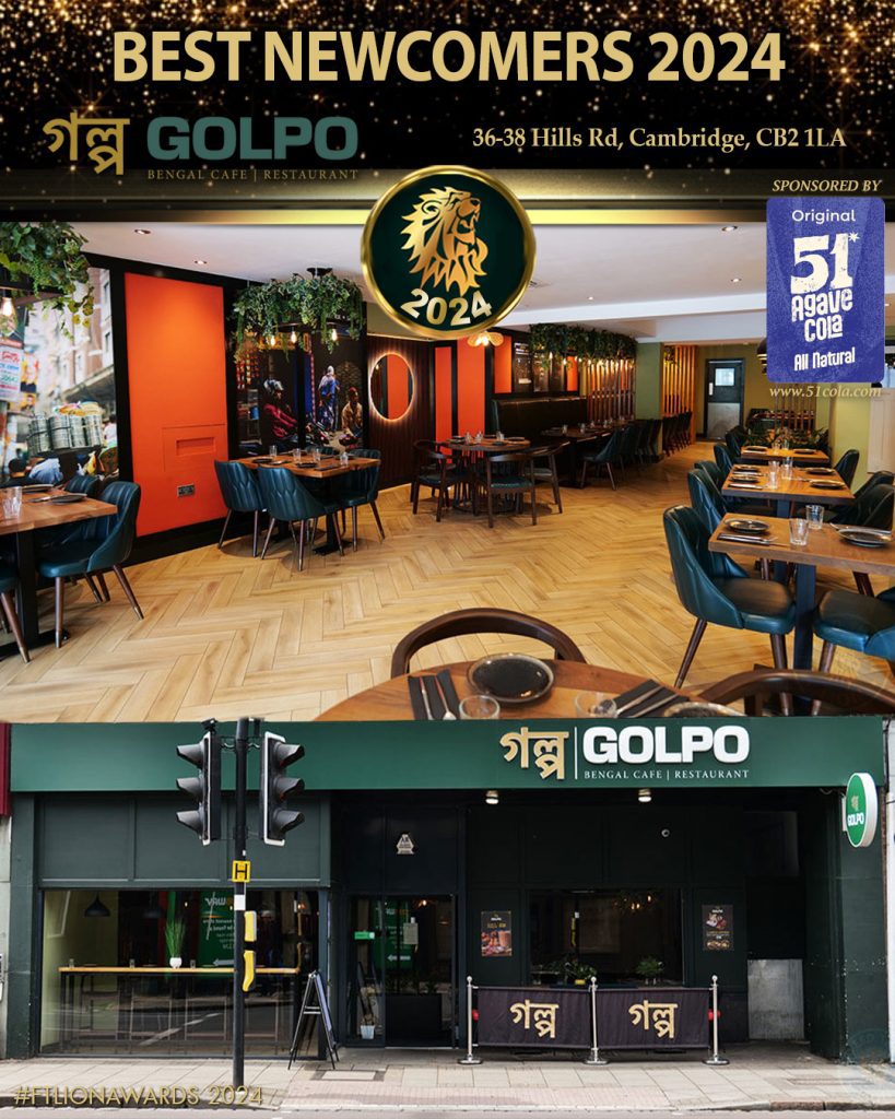 Golpo-restaurant Best newcomer Awards Feed the Lion FtLion 2024