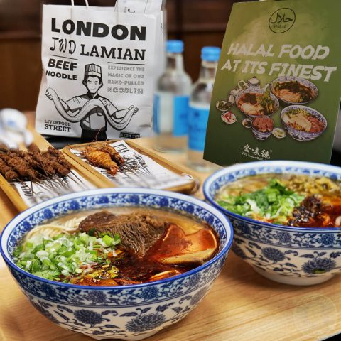 JWD Lamian Halal Chinese noodles London Liverpool Street