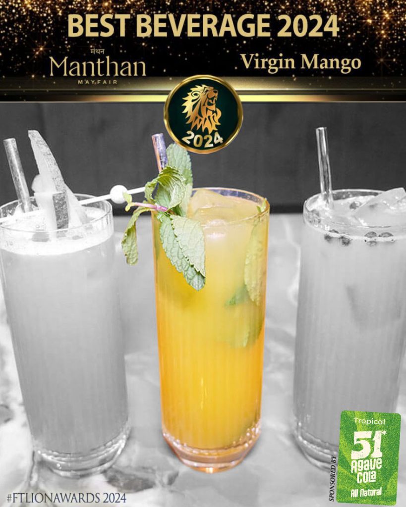 #FtLionAwards 2024 Beverage of the Year shortlist Manthan-virgin-mojito4