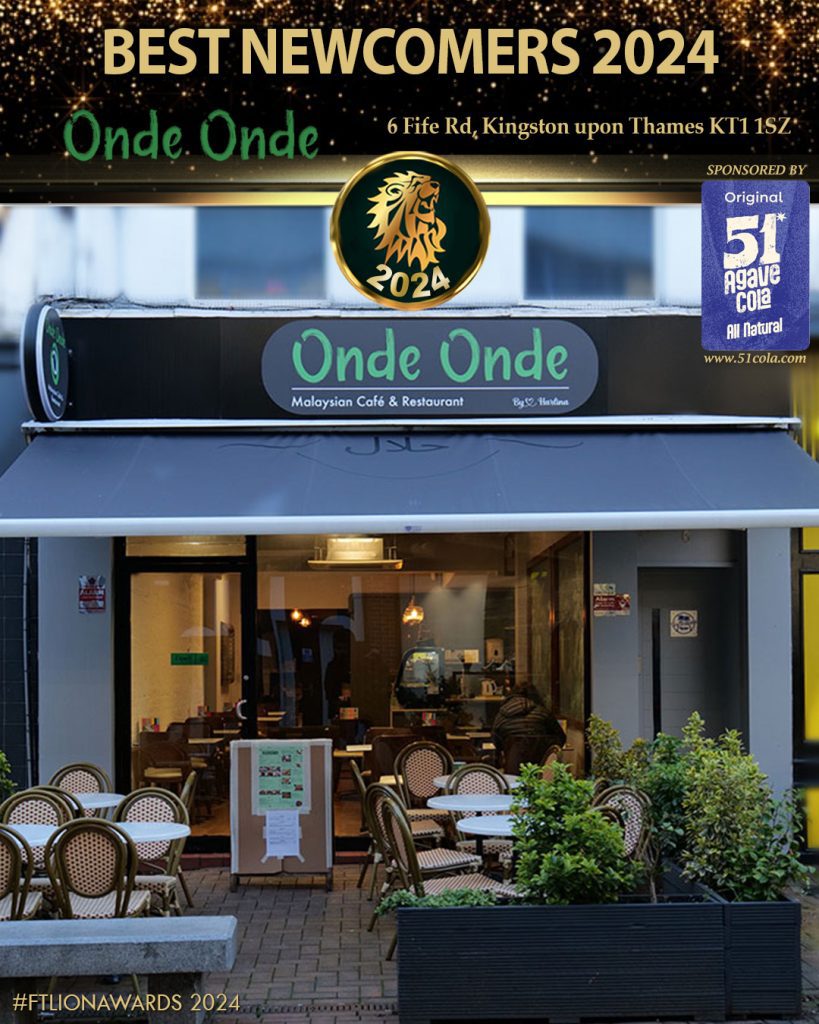 Onde-Onde-restaurant Best newcomer Awards Feed the Lion FtLion 2024