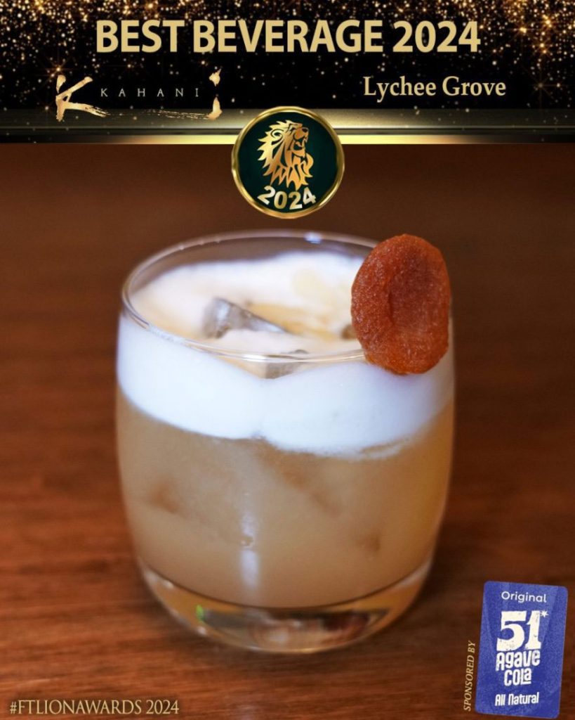 #FtLionAwards 2024 Beverage drink of the Year shortlist Lychee-Grove-Kahani