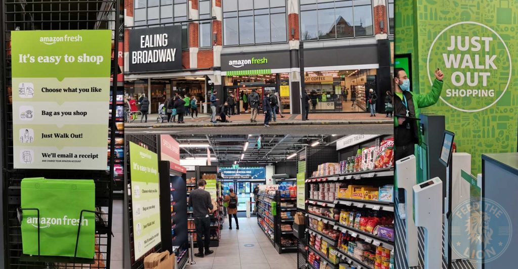 Amazon Fresh launch first UK store today in London Ealing - Feed the Lion