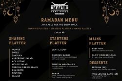 Beefalo Halal Restaurant Ramadan Iftar Bolton