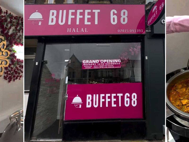 Buffet 68 Halal Restaurant Indian Cardiff Wales