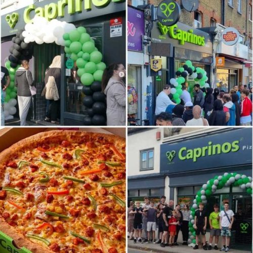 Caprinos Halal Pizza Restaurant Melksham Canary Wharf London Colchester