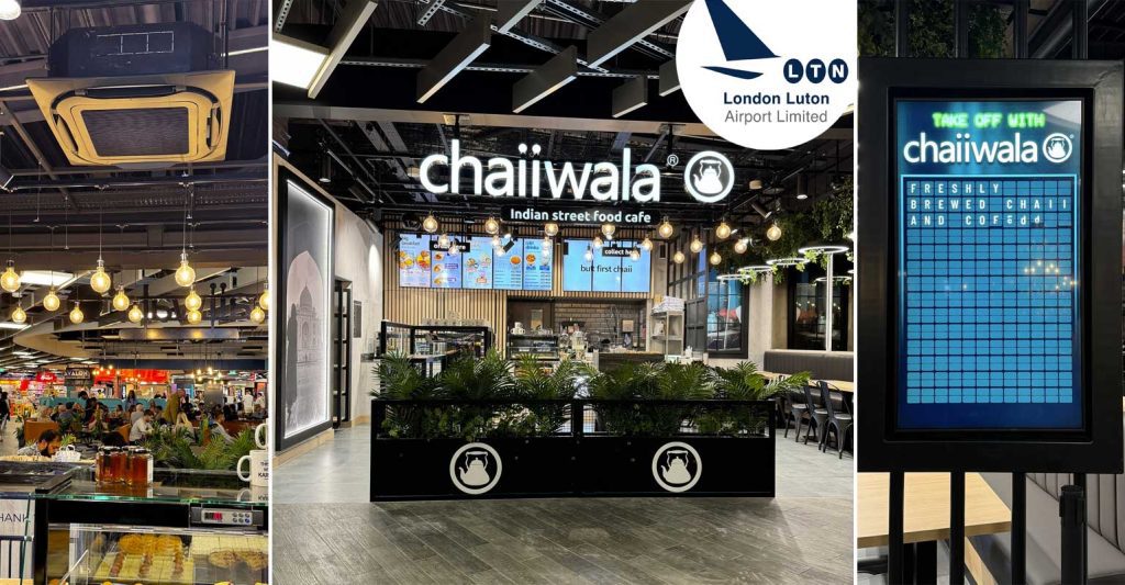 Chaiiwala Halal Cafe Restaurant Indian Luton Airport