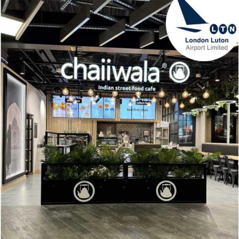 Chaiiwala Halal Cafe Restaurant Indian Luton Airport