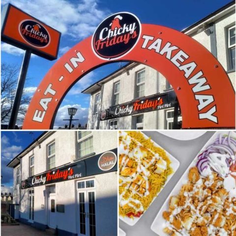 Chicky Friday's Halal Restaurant Burgers Chicken Newport Wales