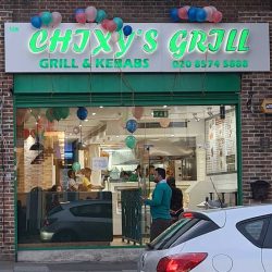 Chixy's Grill Southall Shahi Nan Naan Kabab Kebab