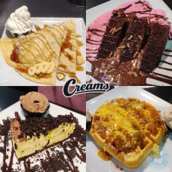 waffle Creams dessert restaurant Ealing Broadway Ice Cream