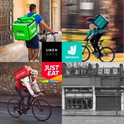 Deliveroo Just Eat Uber Eats