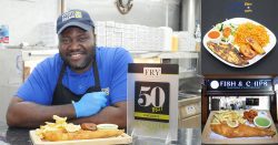 Nigerian-Ghanaian fish & chips at Every Fish Bar in London Harrow