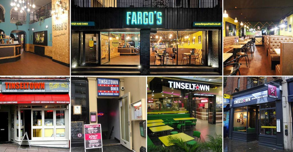 Fargo's Tinsel Town Halal Restaurant Birmingham Burgers