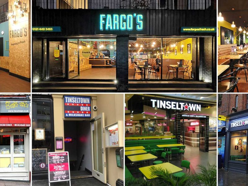 Fargo's Tinsel Town Halal Restaurant Birmingham Burgers