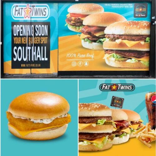 Fat Twins Halal McDonald's Burgers Restaurant Southall London